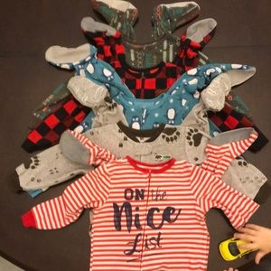 2T OshKosh & Carter’s Fleece PJs Bundle